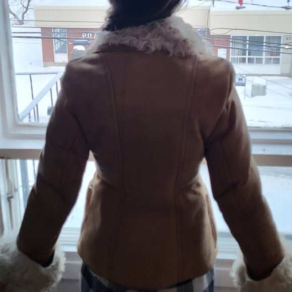 Genuine Lambskin(sheep) leather coat/jacket,long curly fur, Made in Scotland - Picture 9 of 9